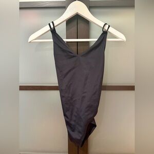 ASOS Swim Black Strappy One-Piece